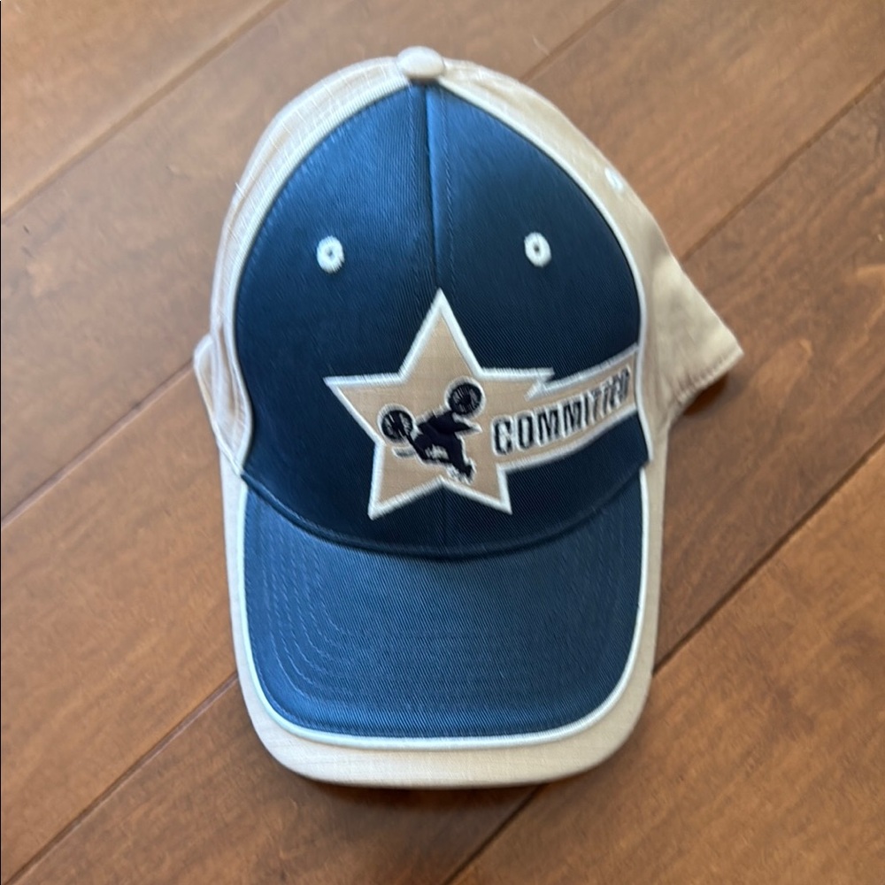 Commando Blue and Tan Star Logo Cap